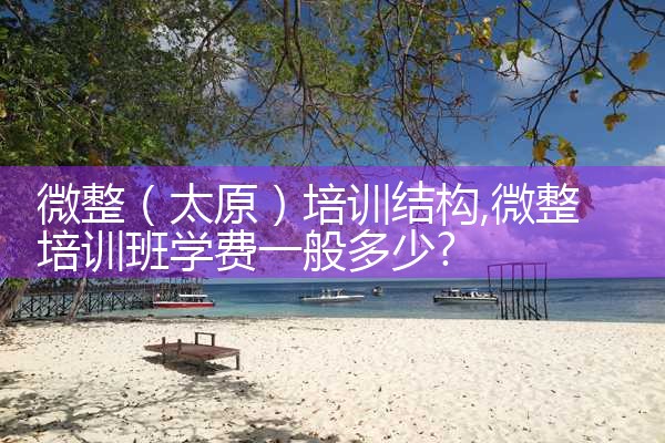 微整(太原)培训结构