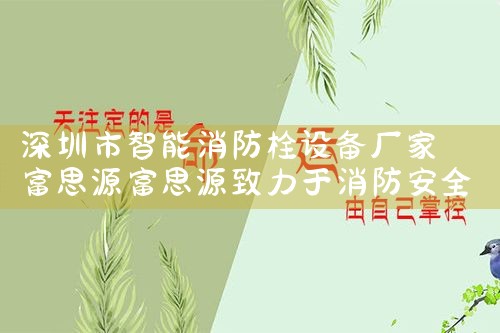 深圳市智能消防栓设备厂家