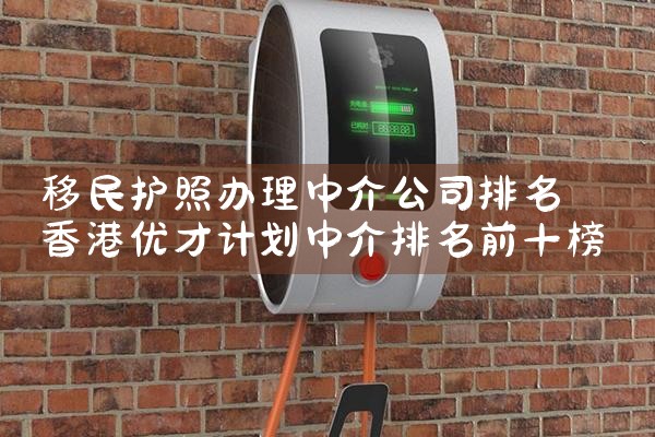 移民护照办理中介公司排名