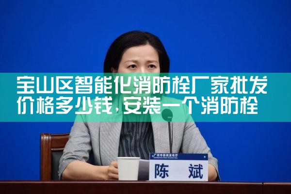 金山区智能化消防栓有哪些厂家招聘