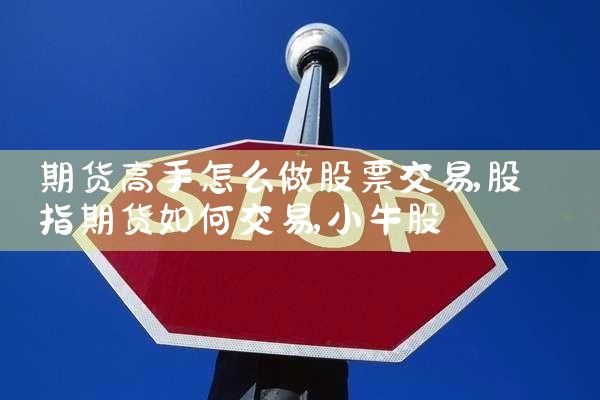 期货高手怎么做股票交易|小牛股
