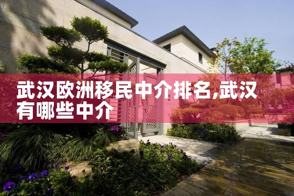 武汉欧洲移民中介排名
