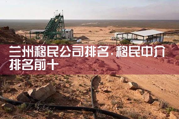 兰州移民公司排名