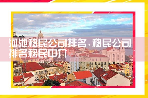 河池移民公司排名