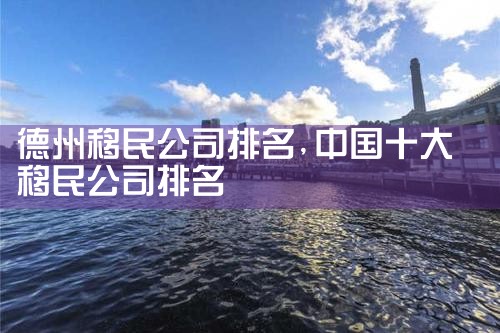 德州移民公司排名