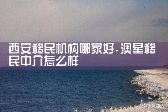 西安移民机构哪家好