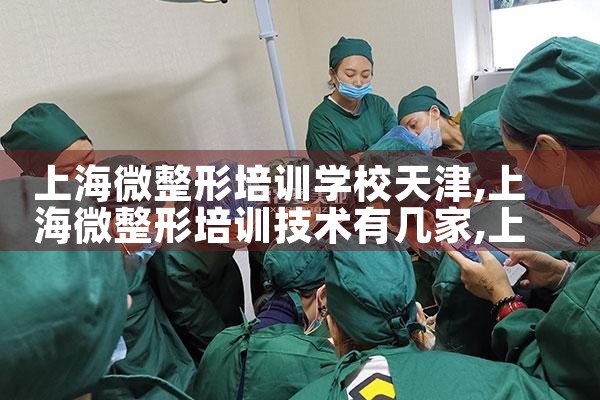 上海微整形培训学校天津