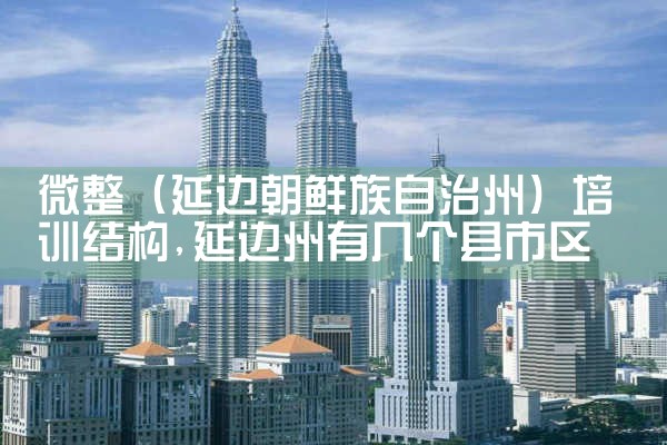 微整(乌鲁木齐)培训结构