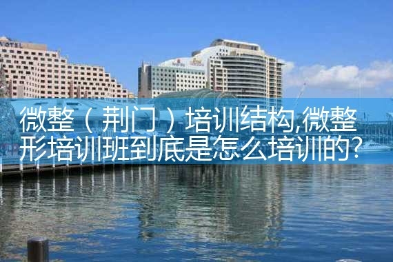 微整(荆门)培训结构