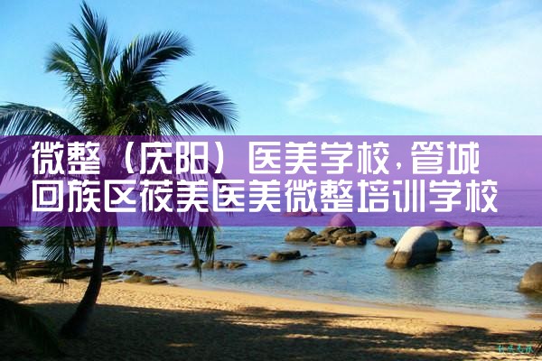 微整(南宁)培训结构