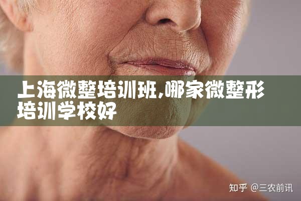 上海微整培训班
