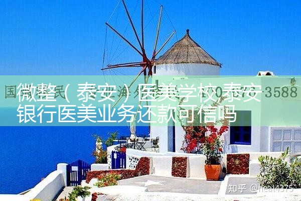 微整(抚州)培训结构
