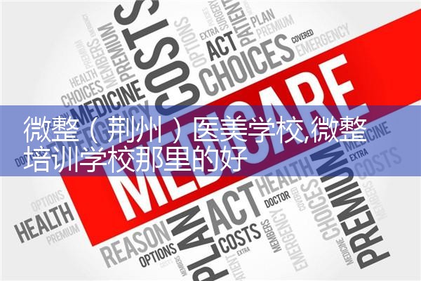 微整(阜阳)培训结构
