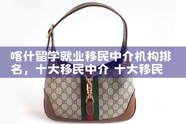 喀什留学就业移民中介机构排名