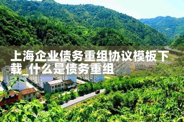 上海网络借款债务重组如何处理